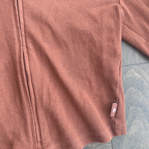 TNA Copper Zip-Up Jacket Size Small Cropped - Picture 2 of 6